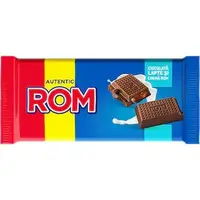 Ciocolata cu lapte si crema de rom Rom 88g Engros