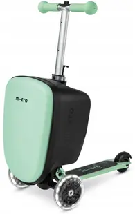 Trotinetă pentru copii Micro - Scooter Luggage Junior, Mint