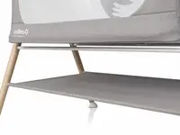 Patut pentru nou nascut, Colibro Lindo, cu saltea si protectie contra insectelor, dimensiune 90 x 53 cm, Dove