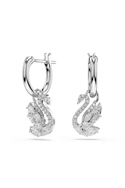 Swarovski cercei pentru femei din metal cu zirconiu cubic