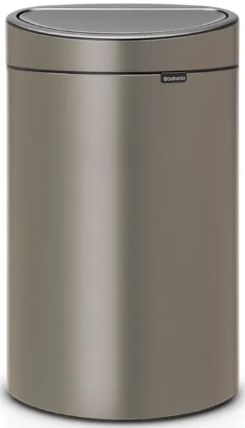 Coș de gunoi Brabantia - Touch Bin New, 40 l, Platinum