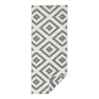 Covor pentru exterior NORTHRUGS Malta, 80 x 250 cm, gri