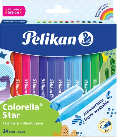 Set de carioci Pelikan Colorella Star - 24 culori