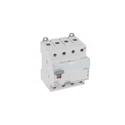 Intrerupator diferential RCD DX³-ID - 4P 400 V~ Nul pe partea dreapta - 40 A - 500 mA - tip AC