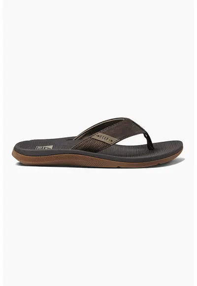 Papuci flip-flop cu logo - Maro inchis