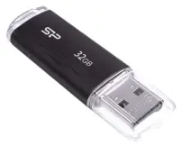Stick USB Silicon Power Ultima U02, 32GB, USB 2.0 (Negru)