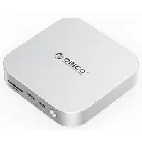 Hub Multifunctional Orico MiniLink M49P pentru Apple Mac Mini M4, 9in1, Argintiu