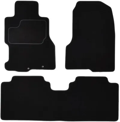 Covorase auto (set, velur, 3 bucati, culoare negru, 3; 5 usi) HONDA CIVIC VII dupa 2001