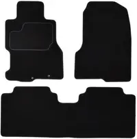 Covorase auto (set, velur, 3 bucati, culoare negru, 3; 5 usi) HONDA CIVIC VII dupa 2001