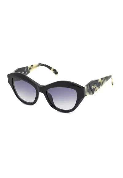Ochelari de soare cat-eye cu lentile degrade - Negru