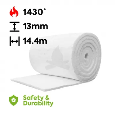 Patura Fibra Ceramica 13mm FlamaFiber - Bax 14.40 m