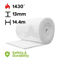 Patura Fibra Ceramica 13mm FlamaFiber - Bax 14.40 m