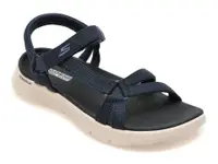 Sandale SKECHERS bleumarin, GO WALK FLEX, din material textil