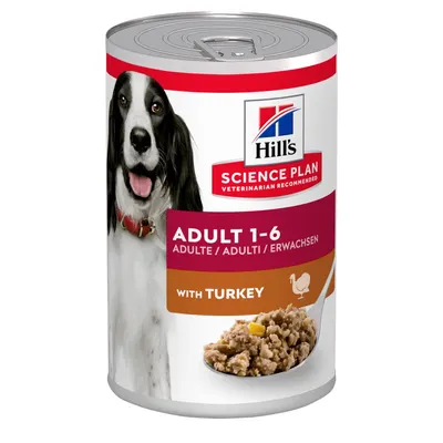 Hills SP CANINE ADULT TURKEY, conserva pentru caini adulti, cu curcan, 370 gr
