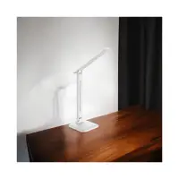 Lampa de birou Marina, LED SMD, 4500K, 450 lm, 3 trepte intensitate, buton tactil, cablu 150 cm, alb