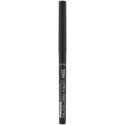 Creion de ochi rezistent la apa 20h Ultra Precision 010 - Black, 0.08g, Catrice