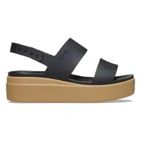 Sandale Crocs Brooklyn Low Wedge Negru - Black/Cashew