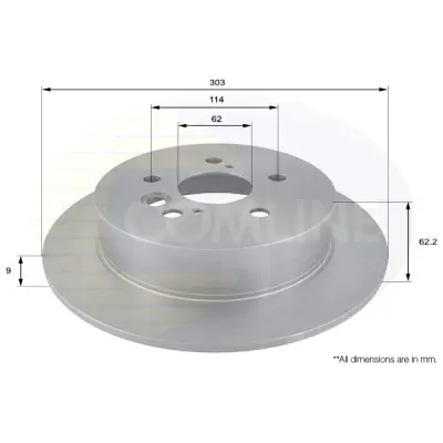 Disc frana COMLINE ADC01121