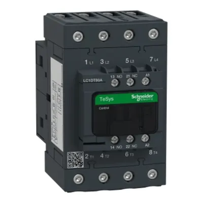 Contactor TeSys D, 4P(4 NO), c.a.-1, <= 440 V 80 A, 48 V c.a. bobina 50/60 Hz