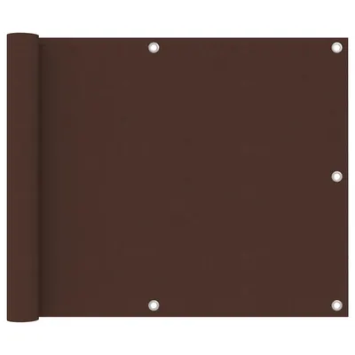 Gossi paravan de balcon, maro, 75 x 500 cm, tesatura oxford