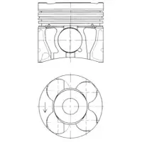 Piston Kolbenschmidt 41071600