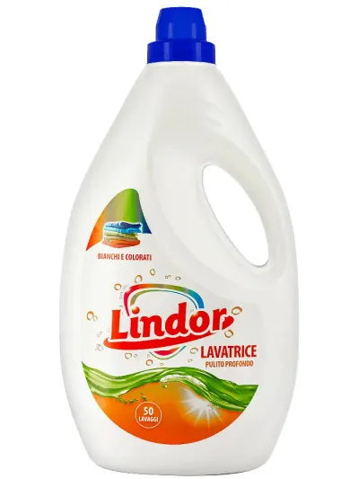 Lindor Detergent Lichid 3 L 50 spalari Bianchi e colorati