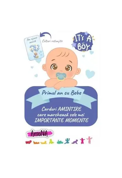 Cartonașe Primul an cu Bebe - Băiețel - Paperback