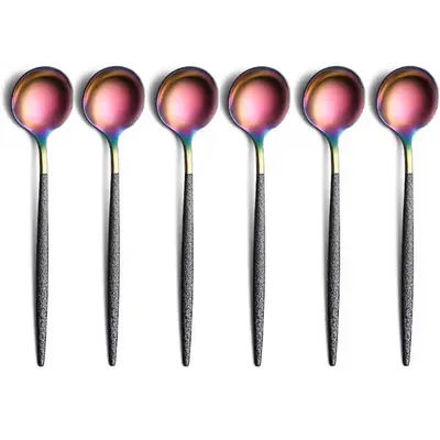 Linguri din Inox, Berglander, Multicolor, 10 Bucati