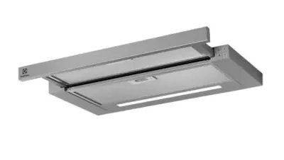 Hota telescopica incorporabila Electrolux LFP616X, Putere de absorbtie 600 mc/h, 1 motor, 60 cm (Argintiu)