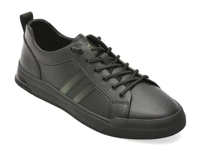 Pantofi sport CARIBU negri, V260005, din piele naturala