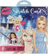 Set de carduri răzuibile Moxy Besties - 6 buc.