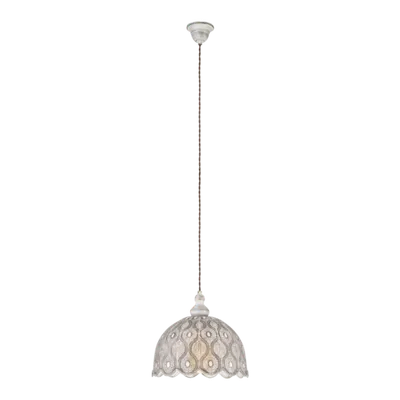 Lampa suspendata TALBOT 2 alb-antique 220-240V,50/60Hz IP20