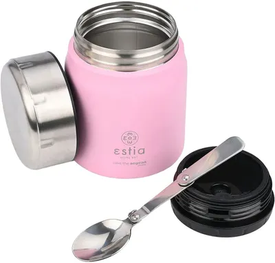 Borcan termos pentru alimente Estia Save the Aegean - Blossom Rose, 500 ml