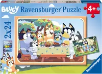 Puzzle pentru copii Ravensburger din 2 x 24 piese - Bluey
