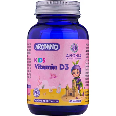 Vitamina D3 pentru Copii 60cps masticabile