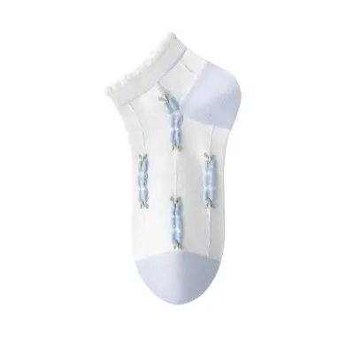 Sosete pentru dama, SS198, Alb, marime universala (35-39)