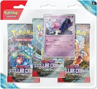 Pokemon TCG - Scarlet & Violet: Stellar Crown 3 Blister Booster