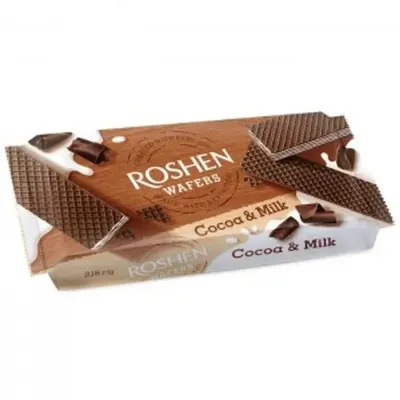 Napolitana cu lapte si cacao Roshen, 216 g Engros