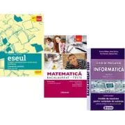 Pachet Bacalaureat 2026. Eseul. Pregatire individuala pentru proba scrisa, Matematica M1. Teste si Informatica. Clasele 11-12 intensiv Pascal C/C++