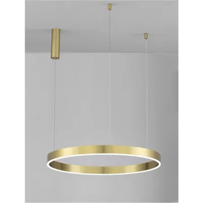 Lampa suspendata MOTIF Alama aurie Aluminiu & Acrylic LED 50W 3684Lm 230V IP20 3000K Triac Dimabil