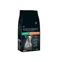 Equilibrio Skin & Digestion, hrana uscata caini, pentru piele si digestie, cu somon, 12 kg