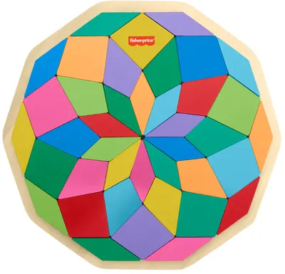 Puzzle din lemn Fisher Price - Mandala