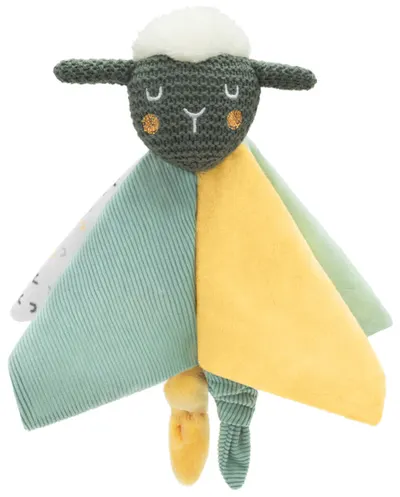 Jucărie de pânză cu zornăitoare KikkaBoo Sleepy Sheep