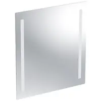 Oglinda dreptunghiulara 60 cm cu iluminare LED si dezaburire Geberit, Option Basic