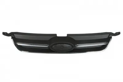 Grila radiator cu ornamente cromate, negru, potrivit FORD C-MAX II 1.0-2.0H 2010-2019