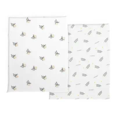 Set lenjerie din fibra bambus pentru Chicco Baby Hug, Greenery, 0 luni+
