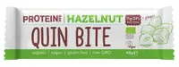 Baton proteic bio, alune de pădure, 45 g, Quin Bite