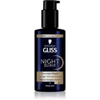 Schwarzkopf Gliss Night Elixir elixir leave-in pentru par deteriorat