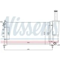 Radiator, racire motor NISSENS 61886
