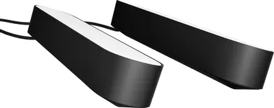 Iluminatoare de fundal inteligente Philips - HUE Play, RGB, 2 bucăți, negre